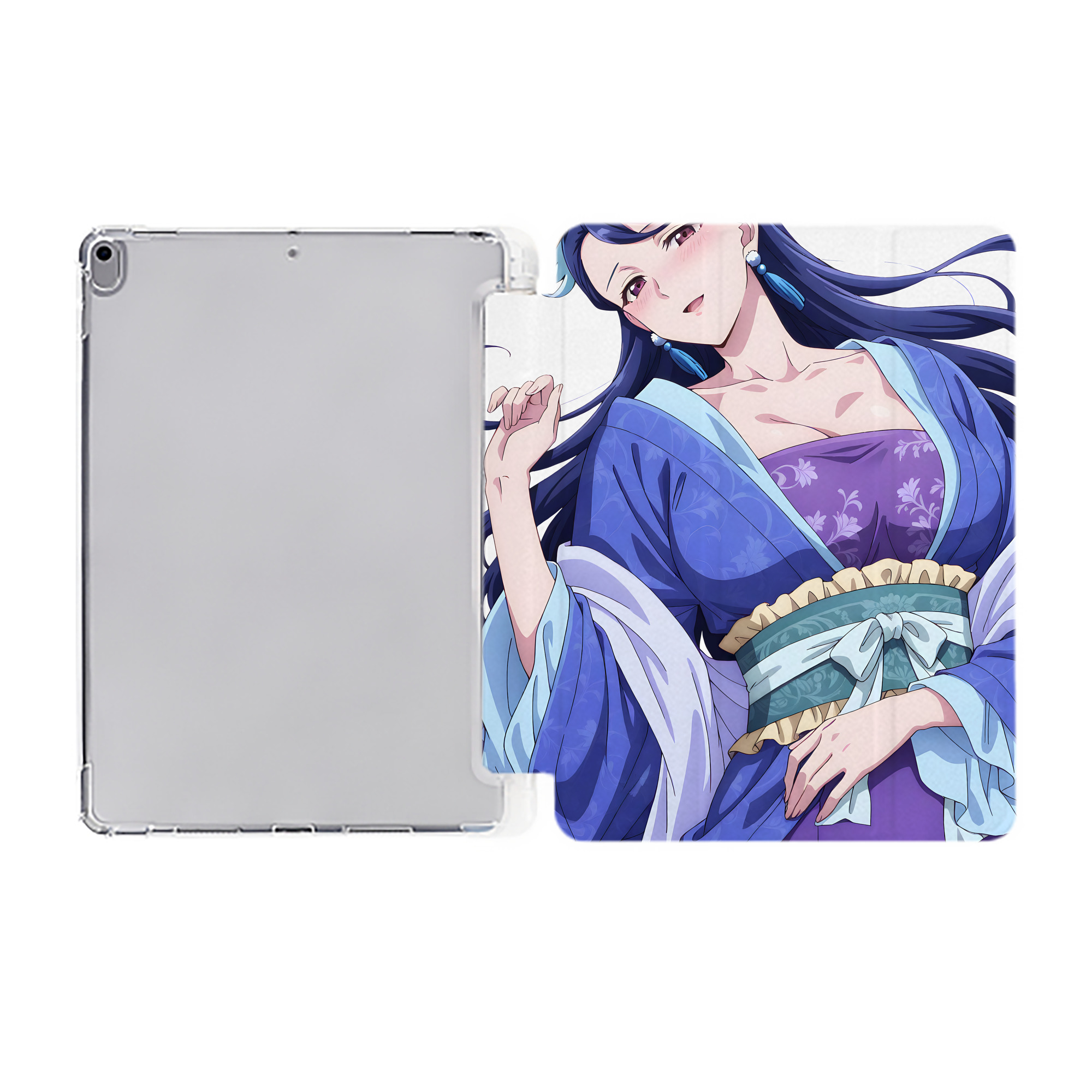 （画像用） 薬屋のひとりごと The Apothecary Diaries IPad ケース ペン収納付き 三つ折りスタンド PUレザー×シリコン 対応機種9.5/10.5/10.9インチ